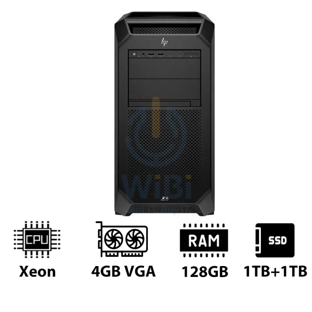 HP Z8 G5 Workstation - Xeon-2.0GHz / 12-Cores / 128GB / 1TB + 1TB (NVMe M.2 SSD) / T400 4GB VGA / DOS (Without OS)