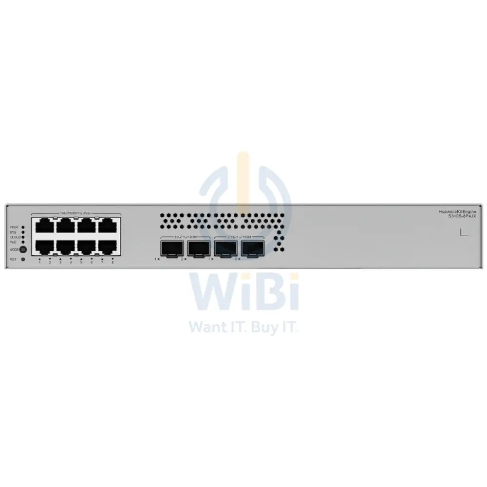 Huawei eKitEngine S310S-8P4JX Switch - 66 Gbit/s / 10G SFP + / 2.5G SFP / GE RJ45 - Switch Networking Products >