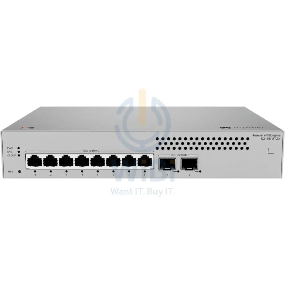 Huawei eKitEngine S310S-8T2X Switch - 56 Gbit/s / 10G SFP + / GE RJ45 - Switch Networking Products > Switches