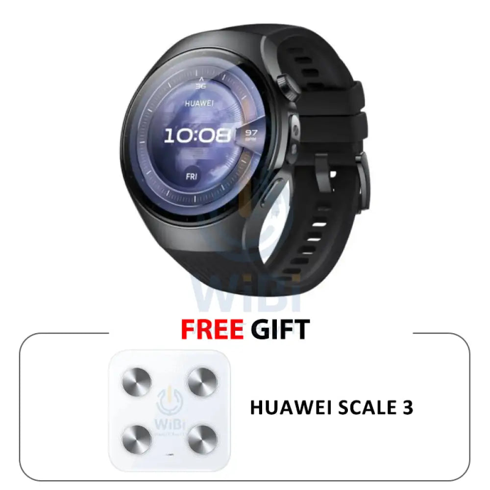 Huawei Watch 5 1.5’’ AMOLED / Bluetooth / Wi Fi / Black Smart Watches