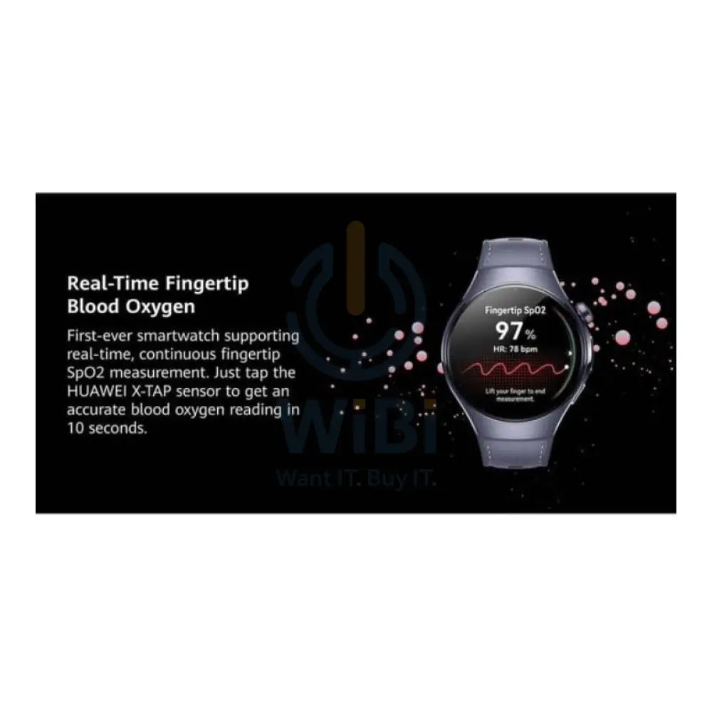 Huawei Watch 5 - 1.5’’ AMOLED / Bluetooth / Wi-Fi / Black Smart Watches