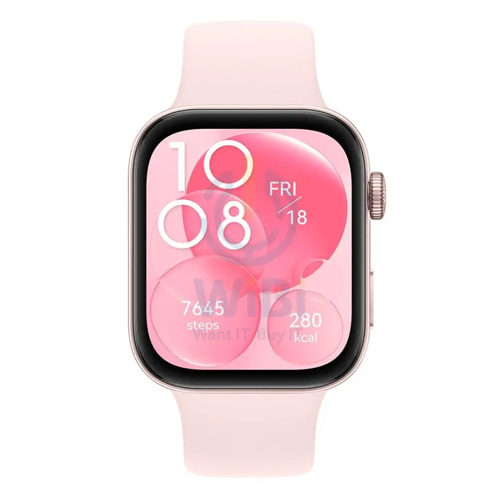Huawei Watch Fit 3 - 1.82 inch AMOLED / Bluetooth 5.2 / Pink Smart Watches