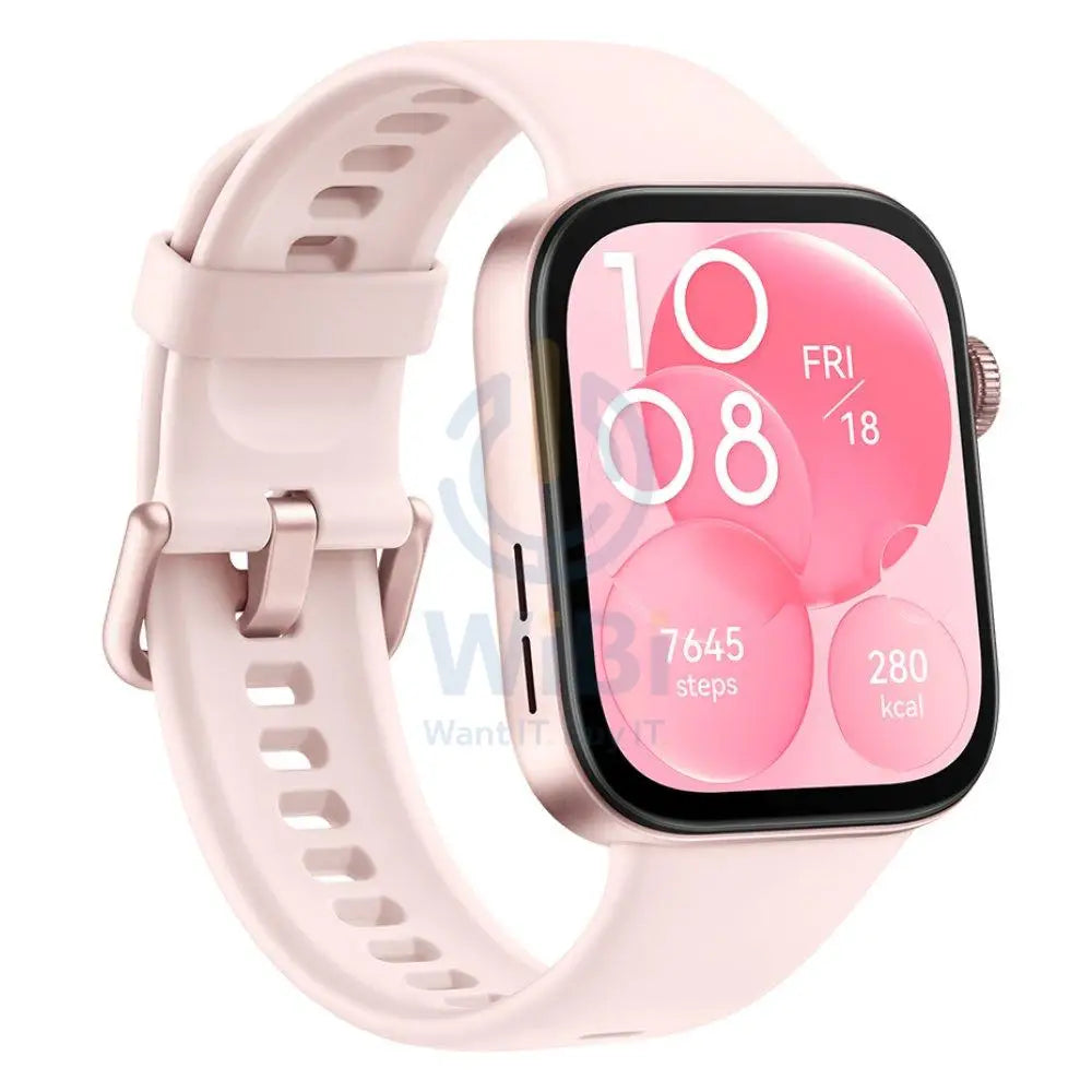 Huawei Watch Fit 3 - 1.82 inch AMOLED / Bluetooth 5.2 / Pink Smart Watches