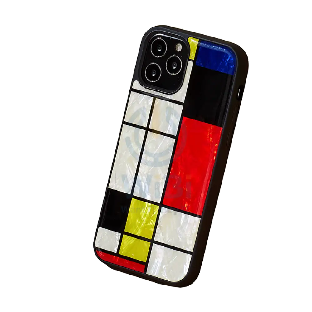 Ikins Natural Pearl Case For iPhone 12 & 12 Pro - Mondrian Accessories > Mobiles & Tablets > Offer Zone