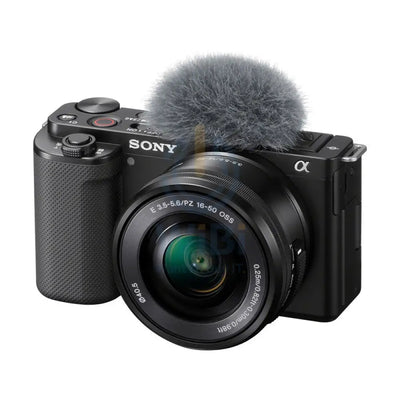 ILCE ZV-E10L/B ALPHA ZV-E10 MIRRORLESS MIRRORLESS كاميرا مع 16-50 عدسة - 7.5 سم LCD / 4K UHD / واي-فاي بلوتوث / إتش دي إم أي يو اس بي