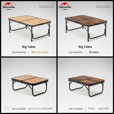 Naturehike MDF Outdoor Folding Table - Vintage (Small)
