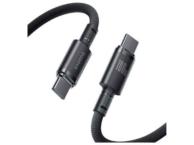 Baseus New Braided Fast Charging Cable - USB-C / 100W / 1 Meter / Black