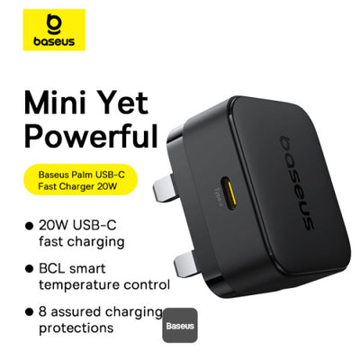Baseus Palm Fast Charger - 20W / USB-C / Cosmic Black