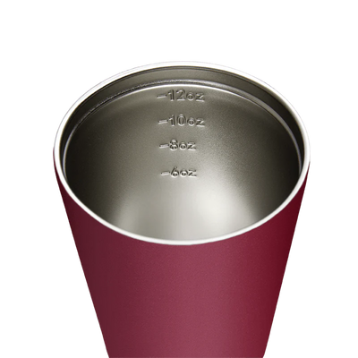 Fressko Camino 340ml / 12oz Cup - Stainless Steel - Rouge
