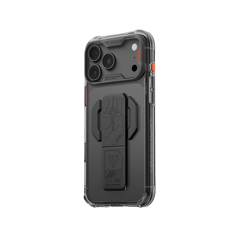 SkinArma Helio CE MagSafe Case With Grip Stand for iPhone 18 Pro Max - Graphite