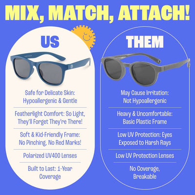 Baby Sunnies Kids sunglasses - Navy Blue