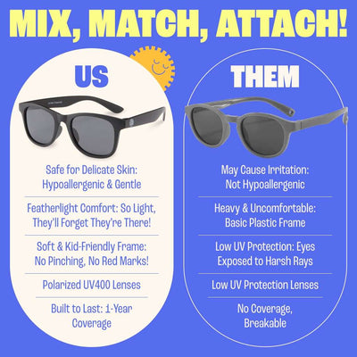Baby Sunnies Kids sunglasses - Black