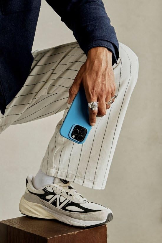 Decoded iPhone 16 Pro Max AntiMicrobial Silicone Case - Light Blue