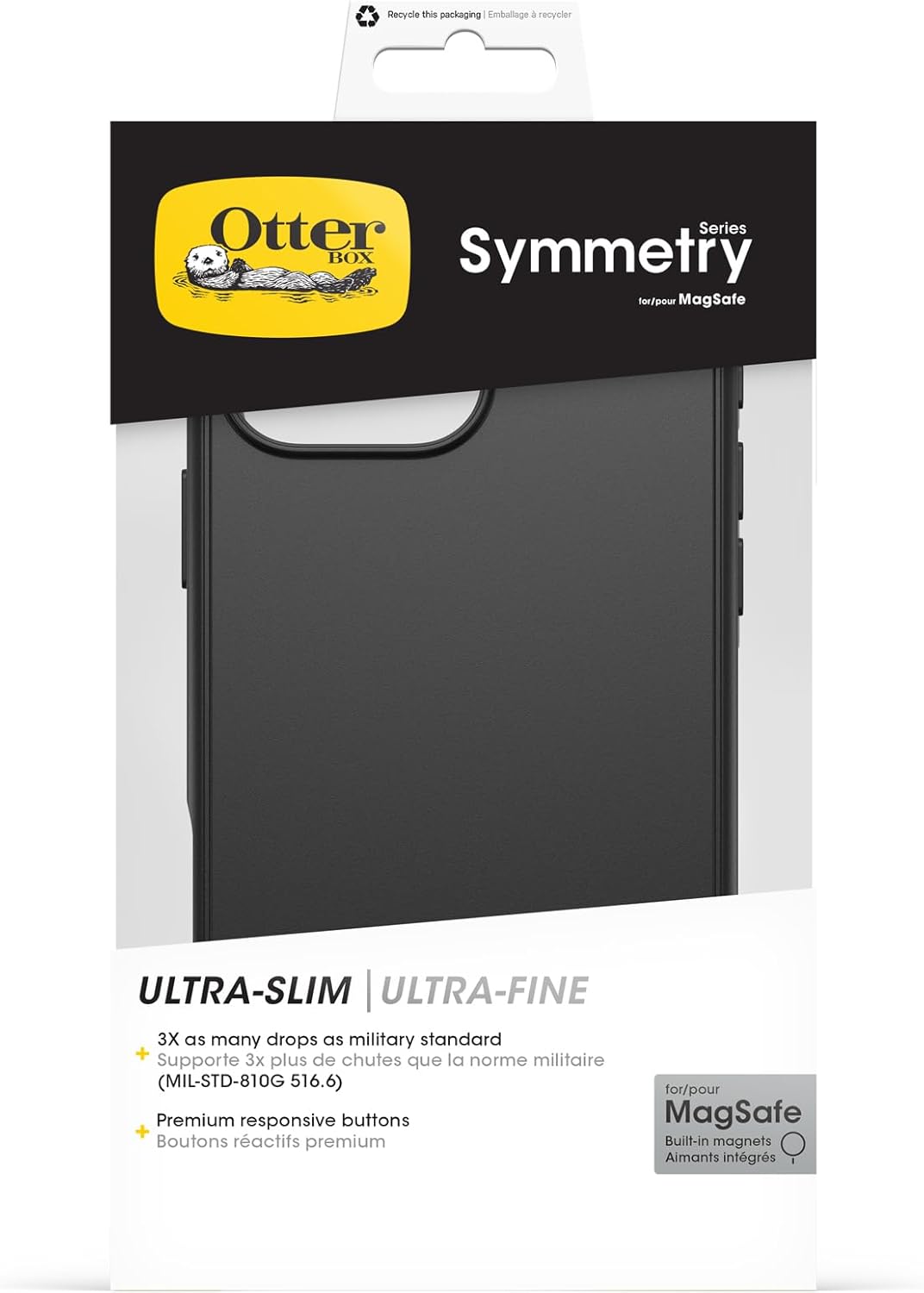 Otterbox iPhone 16 Pro Max Symmetry Magsafe Case - Black