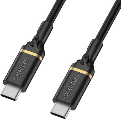 Otterbox Usb-C To Usb-C Fast Charge Cable - Standard 1 Meter - Matte Black