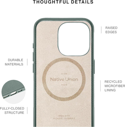 Native Union Iphone 16 Pro (Re) Classic Case - Slate Green