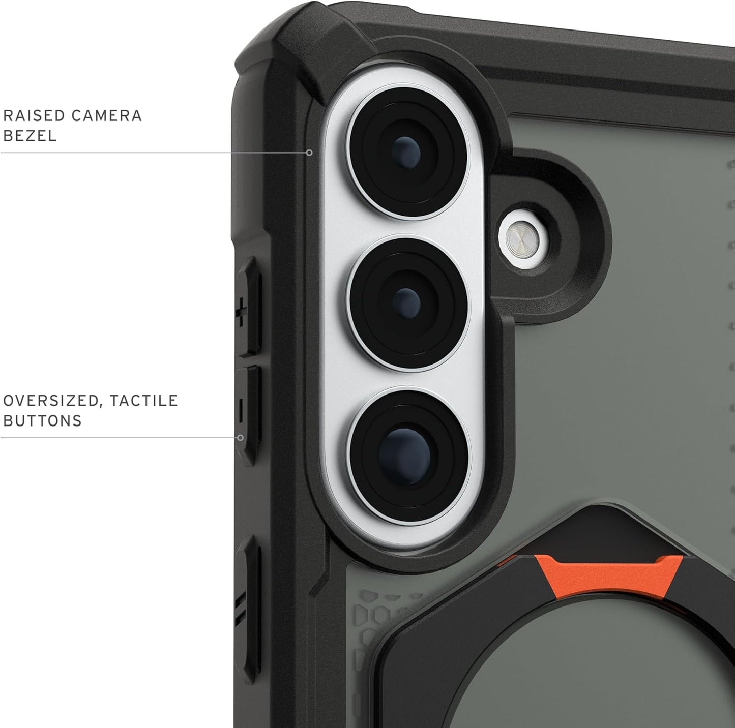 حافظة يو ايه جي XTE واط حافظة سامسونج جالكسي بلس برتقالي