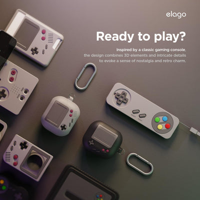 Elago Galaxy Buds 3 / 3 Pro / 3 FE AW5 Hang Case - Light Gray