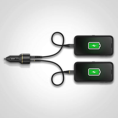 Otterbox Car Charger 30W - Usb-C 18W + Usb-A 12W Usb-Pd - Black
