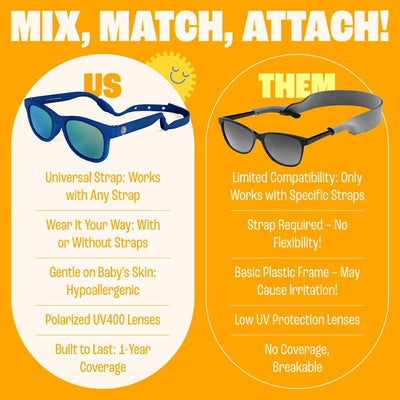 Baby Sunnies baby sunglasses - Navy Blue