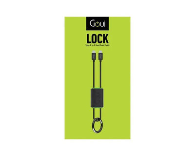 GOUI Lock Key Chain Cable - USB-C / Black