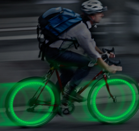 NiteIze See'Em Mini LED Spoke Bike Lights - 2 Pack - Green