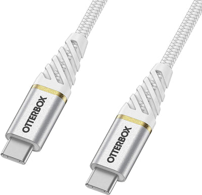 Otterbox Usb-C To Usb-C Fast Charge Cable – Premium 1 Meter - White
