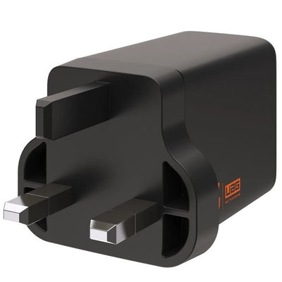 UAG Wall Charger SRGE 65W 3Port UK - Black