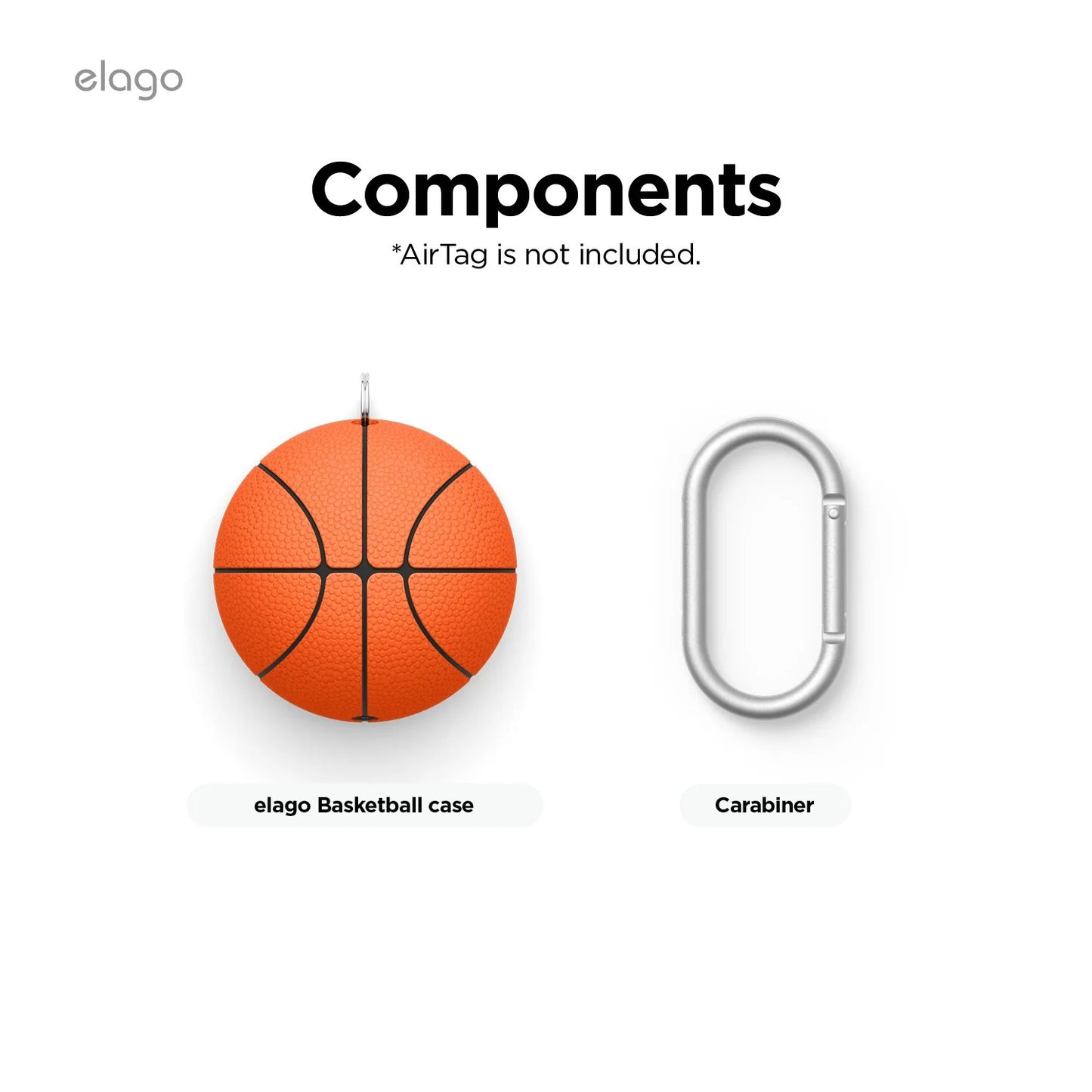 Elago AirTag Ball Case - Basket Ball