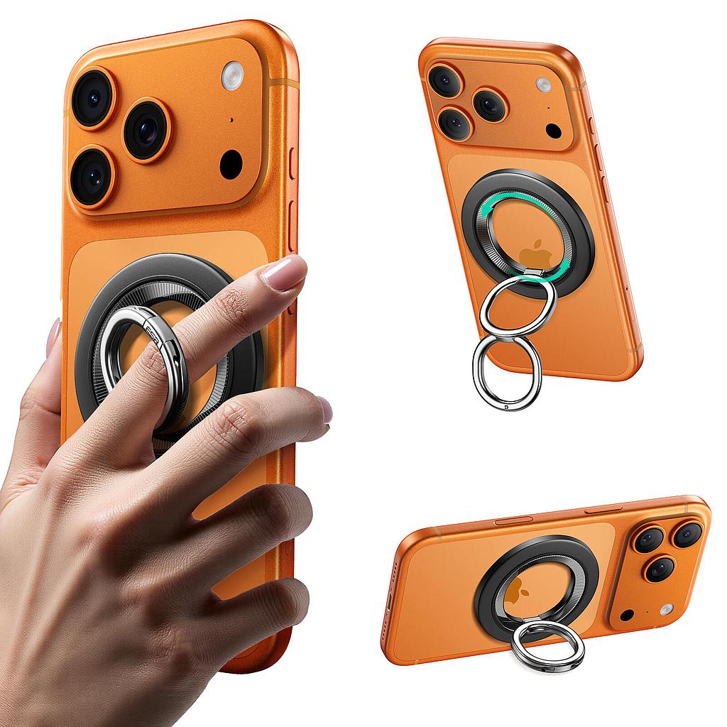 مقبض الهاتف ESR HaloLock حامل 360 - أسود
