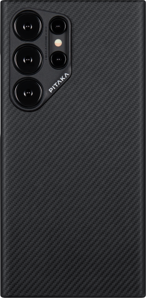 Pitaka Samsung Galaxy S24 Ultra Magez Magsafe Case (Black/Grey Twill)