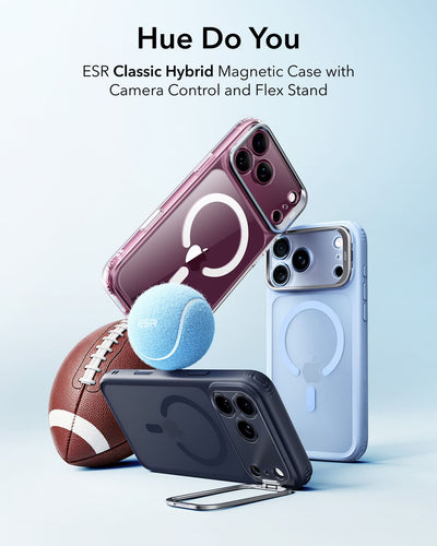 ESR Classic Hybrid Magnetic Case For Apple iPhone 18 Pro / Apple iPhone 17 Pro - Clear