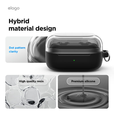 Elago Duo Hang Case - Samsung Galaxy Buds 4 / 4 Pro / Clear Black