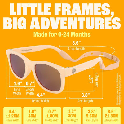 Baby Sunnies baby sunglasses - Peach