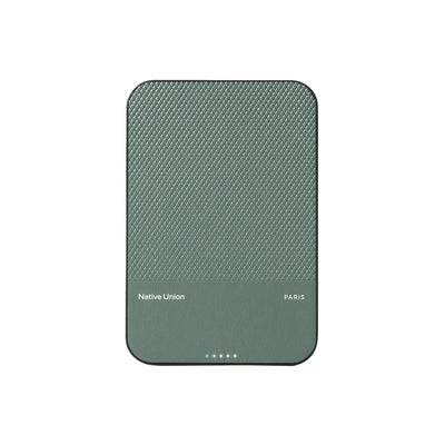 Native Union Classic Magnetic Power Bank 5000Mah - slate Green