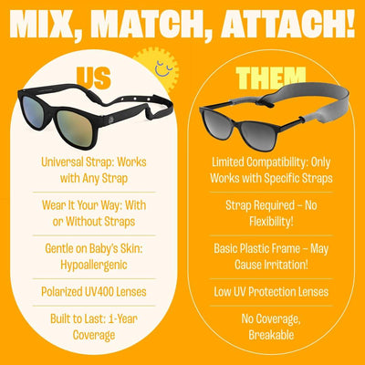 Baby Sunnies baby sunglasses - Black