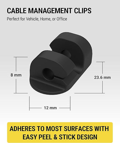 Scosche Adhesive Cable Management Clips (6-Pack)