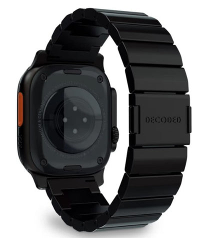 Decoded Apple Watch Ultra 1-2 Titanium Strap - Titanium / Black