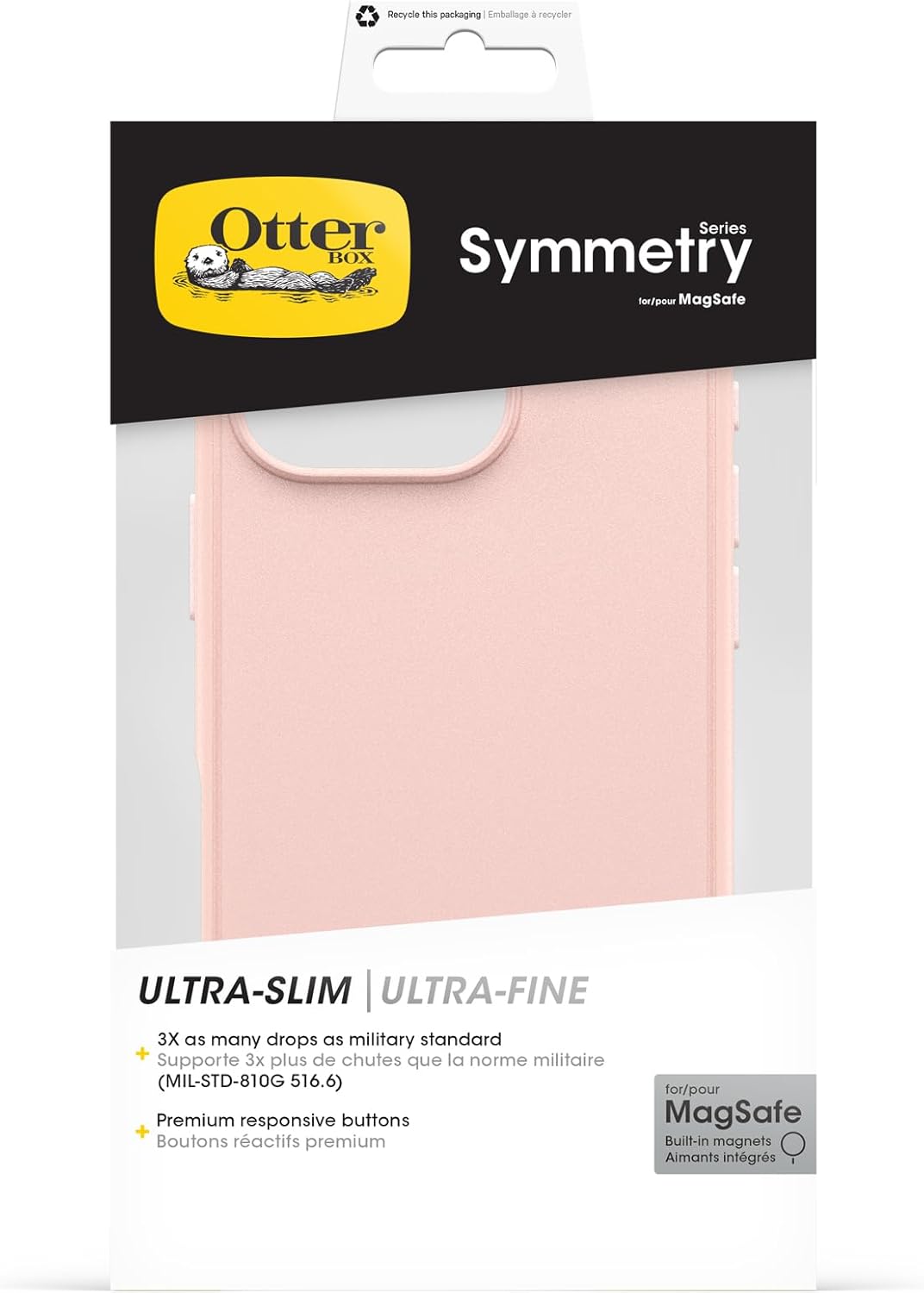 Otterbox ايفون برو ماكس ماج سيف حافظة زهري