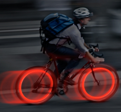 NiteIze See'Em Mini LED Spoke Bike Lights - 2 Pack - Red