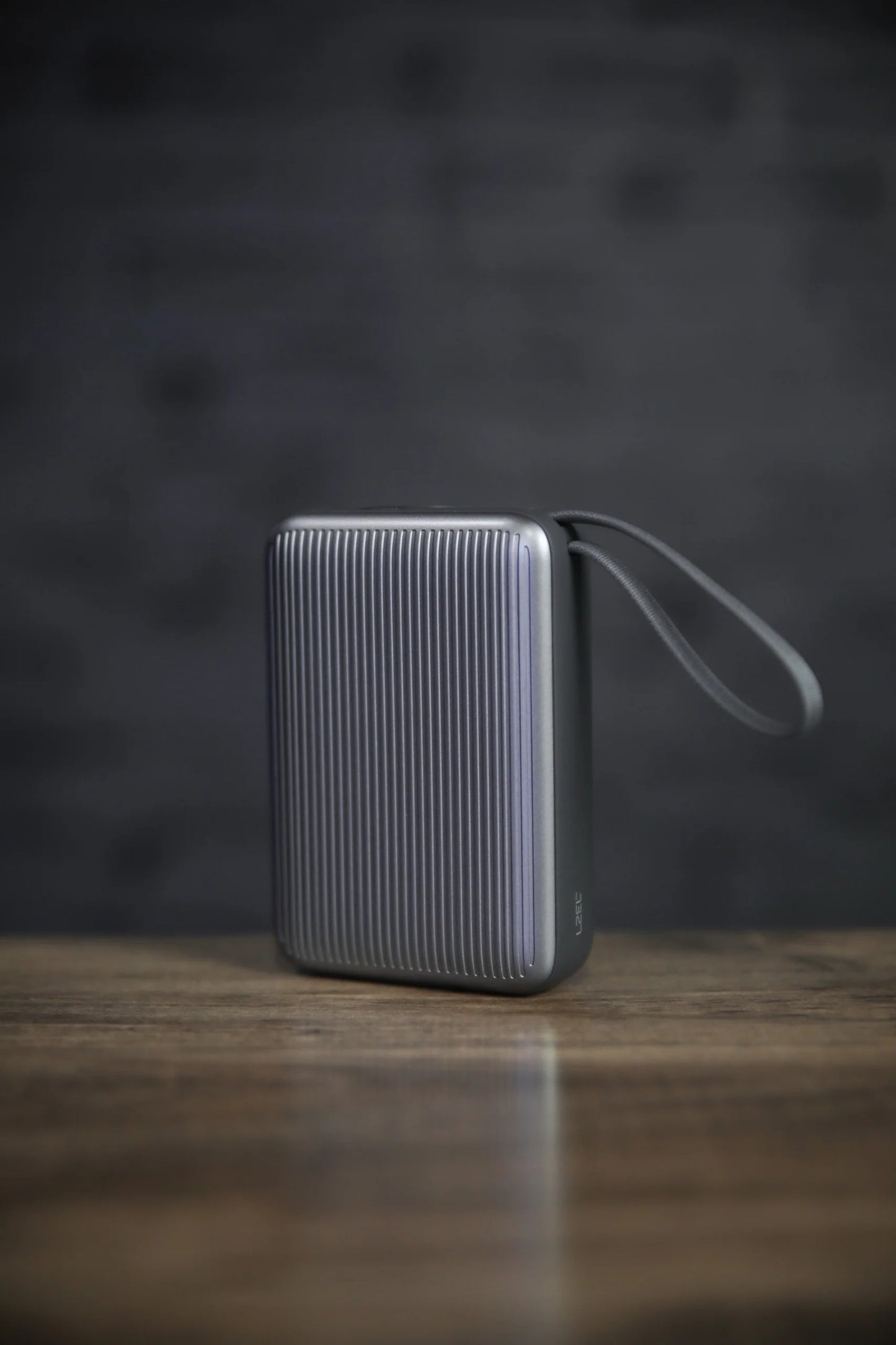Lzel Mini Neurode Sync Power Bank with Built-in-Cable - 10000mAh / 22.5W / USB-A / USB-C / Black