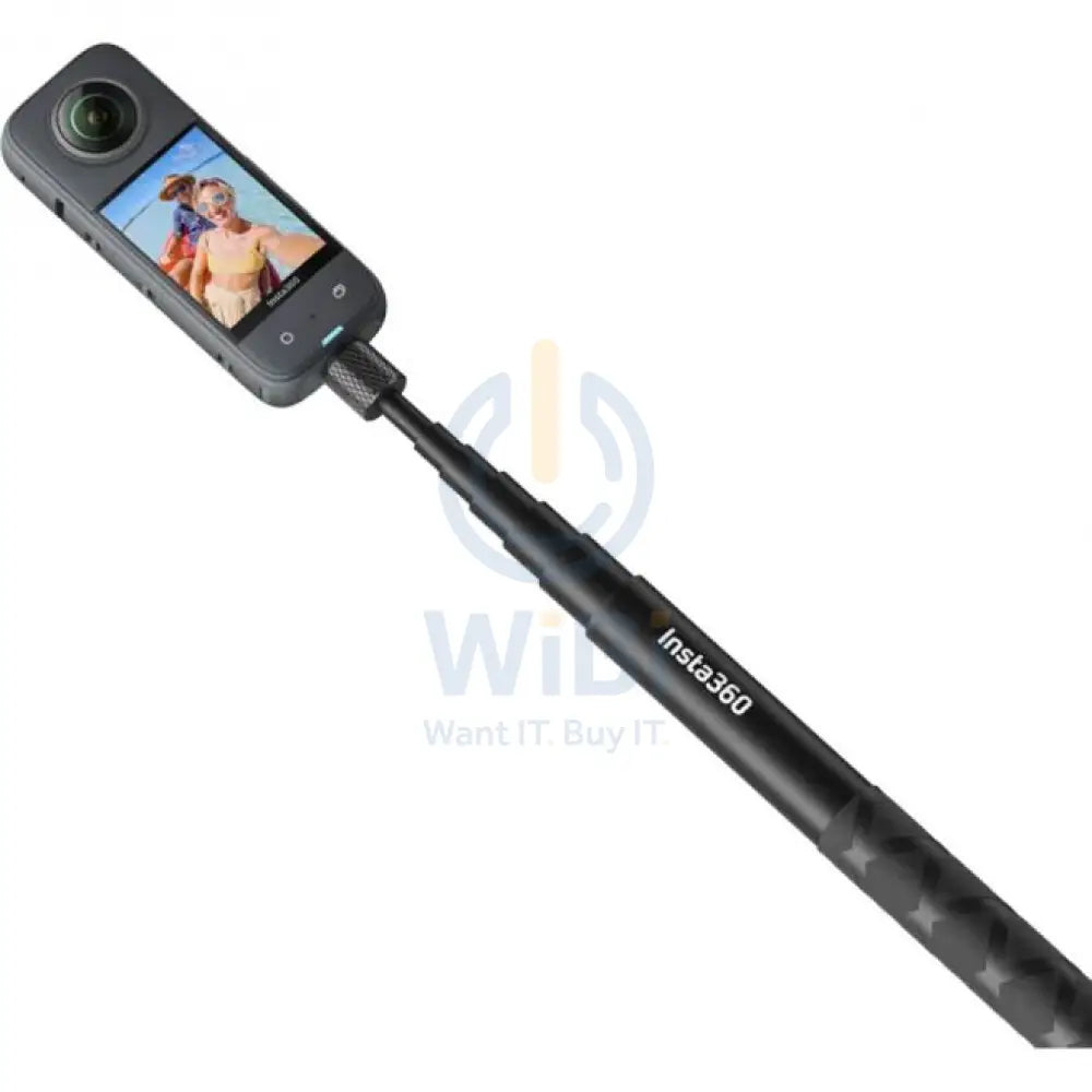 Insta360 114CM Invisible Selfie Stick - Black Accessories > Mobiles & Tablets > Mobiles > Mobile Holder / Stands