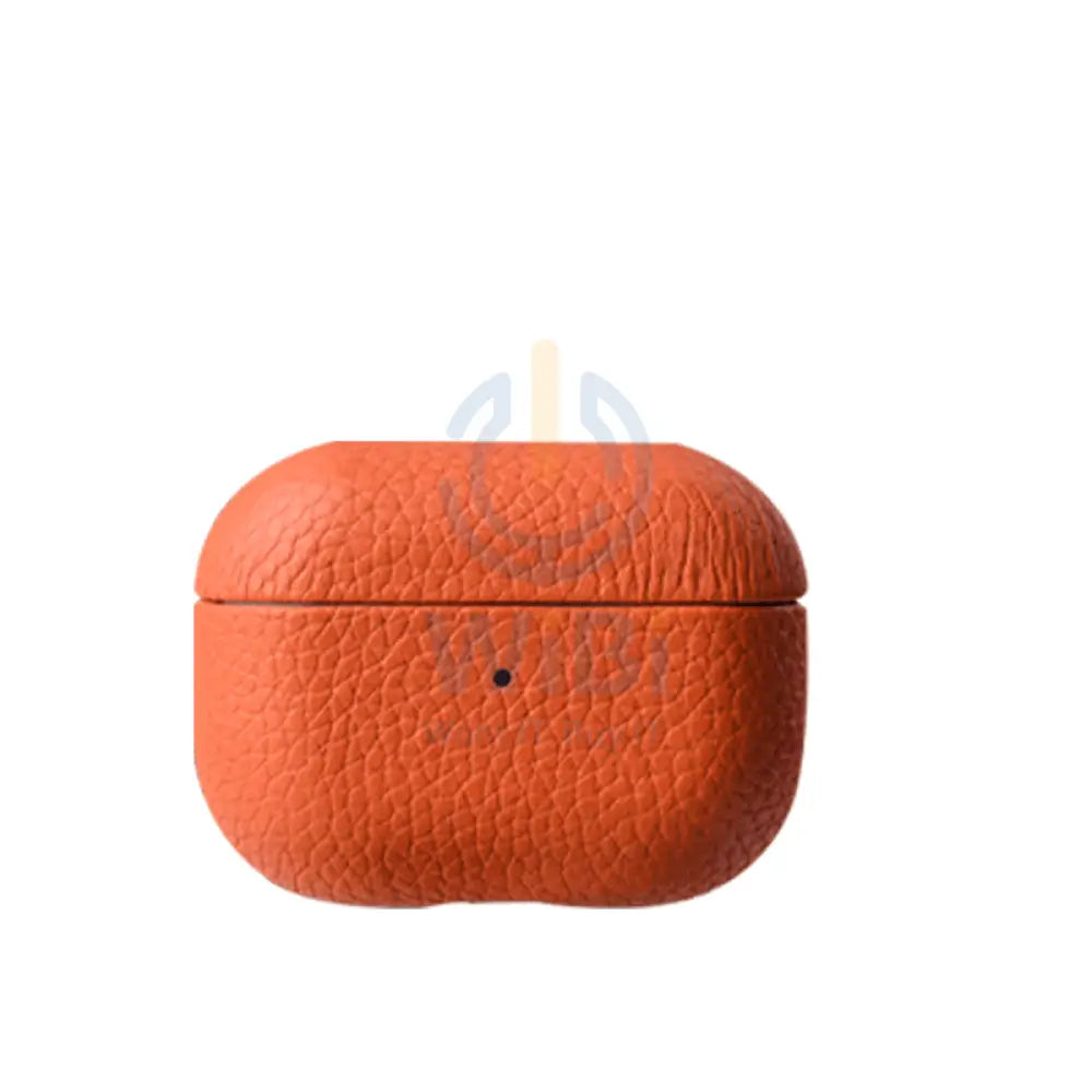 iPhone 14 Pro Max - Airpod 3 - Orange Leather Case Gift Set With Wallet Accessories > Mobiles & Tablets