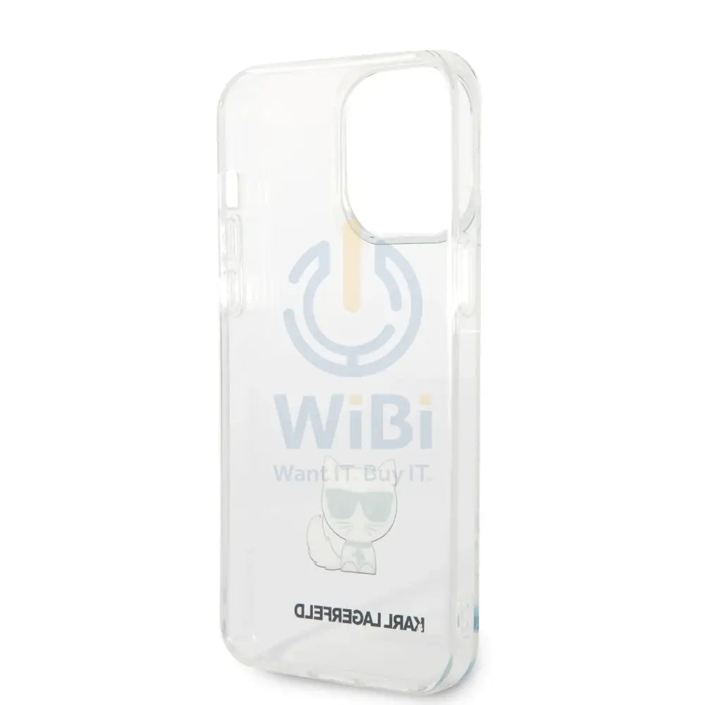 iPhone 14 Pro Max - Transparent Karl Lagerfeld IML Choupette Body Hard Case Accessories > Mobiles & Tablets > Mobiles