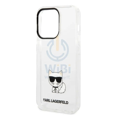 iPhone 14 Pro - Transparent Karl Lagerfeld IML Choupette Body Hard Case Accessories > Mobiles & Tablets > Mobiles