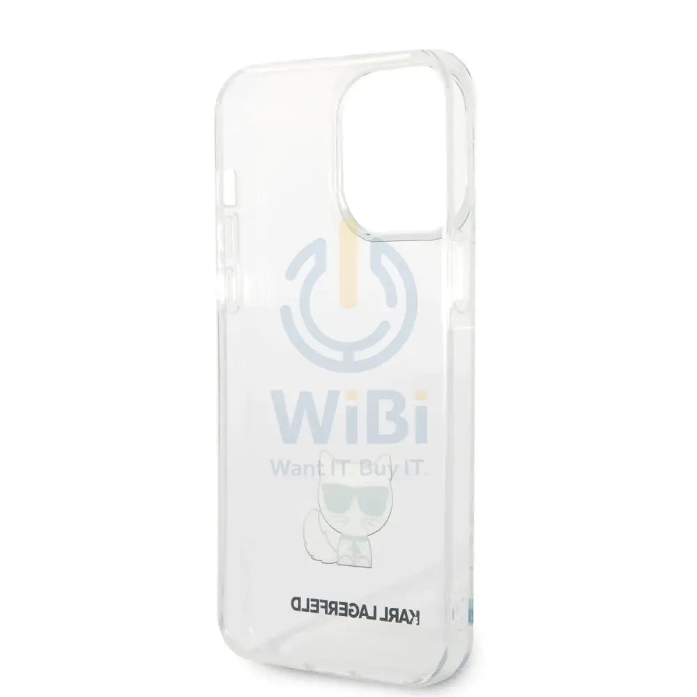 iPhone 14 Pro - Transparent Karl Lagerfeld IML Choupette Body Hard Case Accessories > Mobiles & Tablets > Mobiles