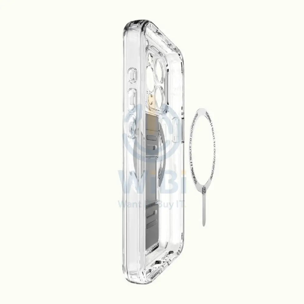 Itskins Avana Magsafe Grip-It Series Case With Camera Lens Protector - iPhone 15 Pro / Clear Accessories > Mobiles &