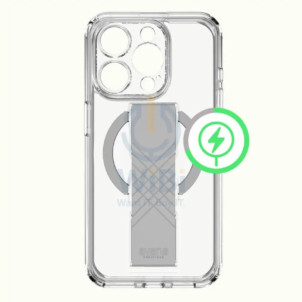 Itskins Avana Magsafe Grip-It Series Case With Camera Lens Protector - iPhone 15 Pro / Clear Accessories > Mobiles &