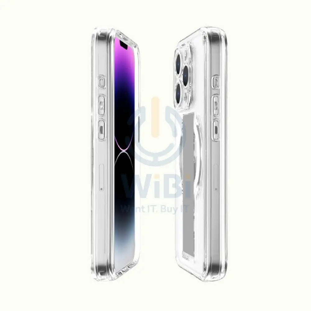 Itskins Avana Magsafe Grip-It Series Case With Camera Lens Protector - iPhone 15 Pro / Clear Accessories > Mobiles &