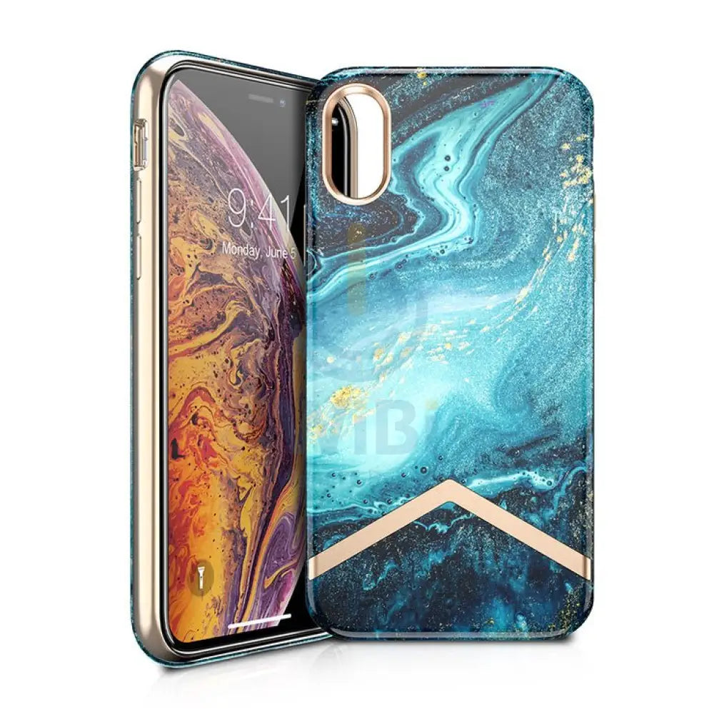 Itskins Avana Series Case Anti Shock Up To 2 Mtr For iPhone Xs Max - Spring / Summer & Gold Accessories > Mobiles &